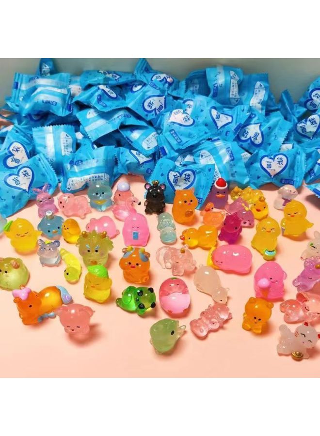 Glow-In-The-Dark Blind Bag Small Toys Small Animals Mini Cute Individually Packaged Three-Dimensional Model Luminous Small Ornaments