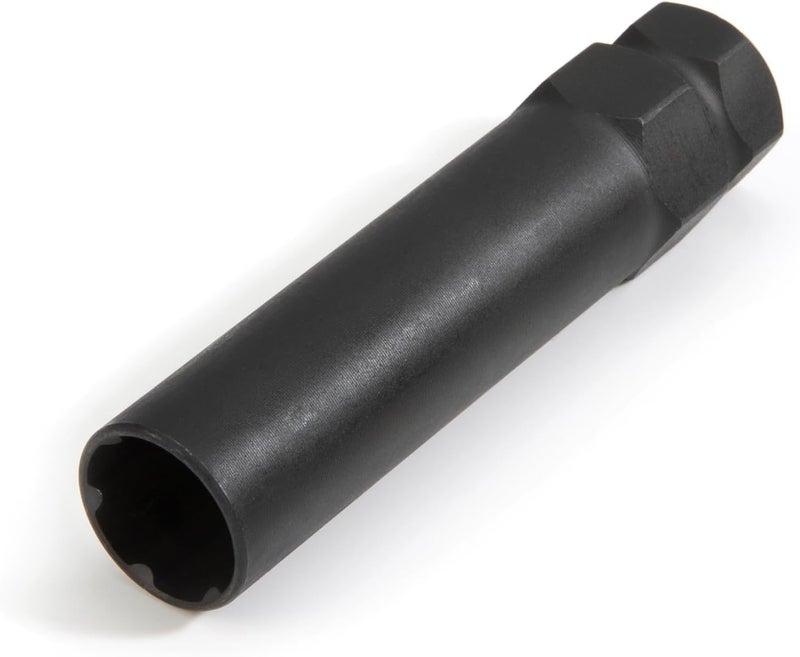 Steelman Pro 6-Spline 41/64-Inch Socket-Style Locking Lug Nut Key, Removes Spline-Style Aftermarket Lug Nuts, Durable, Thin-Walled (78539) - Image 1