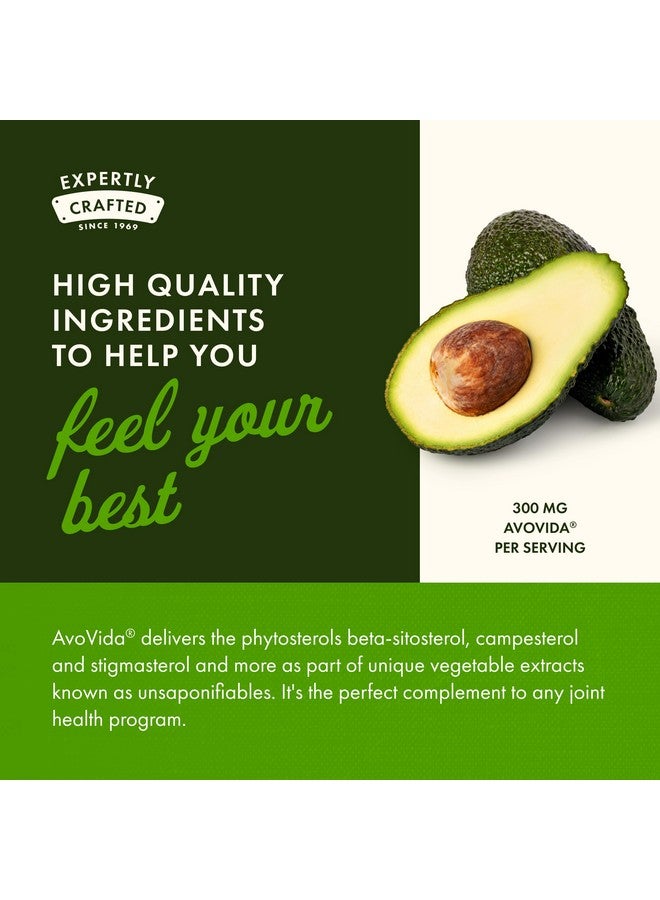 SWANSON مكمل سوانسون أفوكادو صويا أفو فيدا أقصى قوة ASU للمفاصل 300 ملغ 60 كبسولة - Image 5