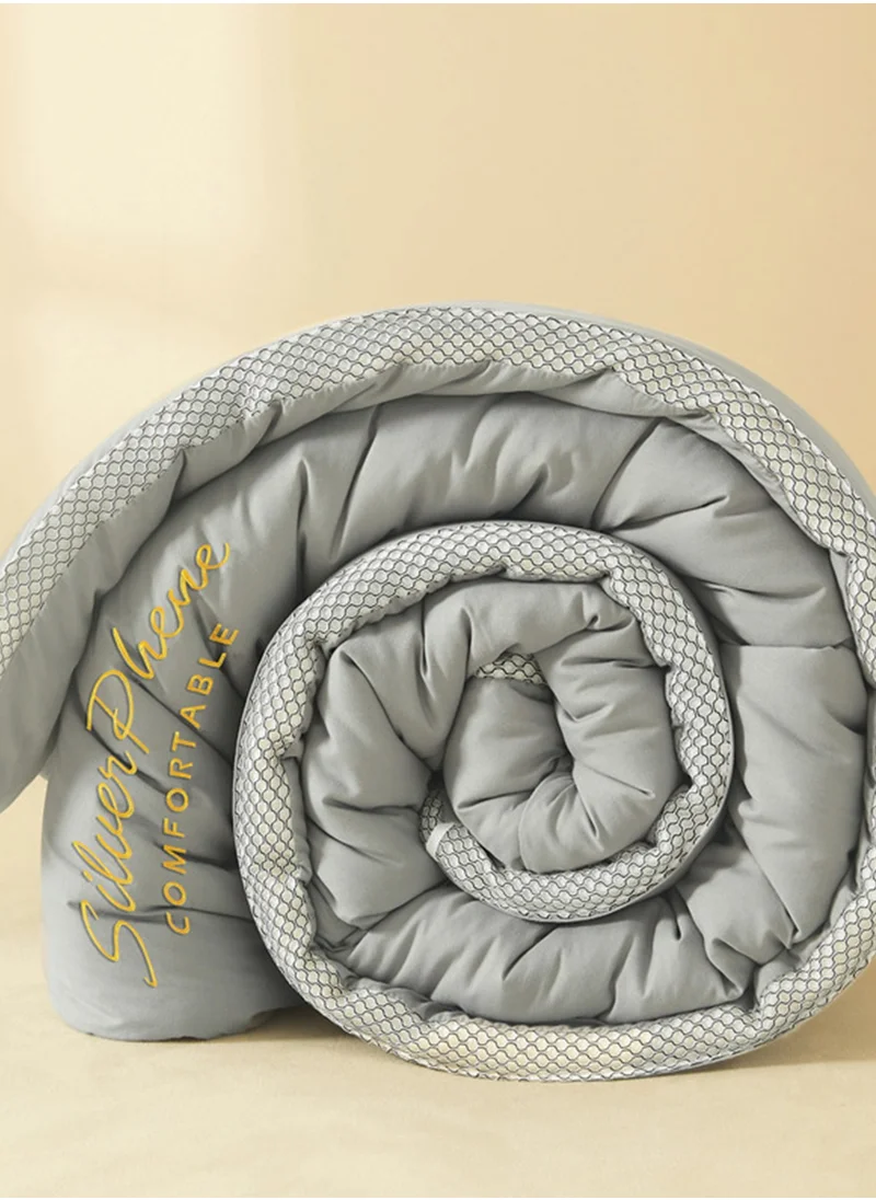 جو توي Cotton Duvet Filling King Size, Solid Color, Embroider, 200*230 cm