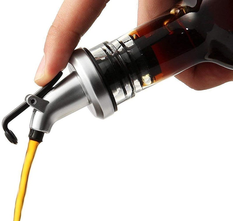 FitsFlair Oil Dispenser for Kitchen Glass Clear Pack of 2 TT 1000 2 - Image 5