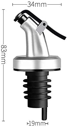 FitsFlair Oil Dispenser for Kitchen Glass Clear Pack of 2 TT 1000 2 - Image 4