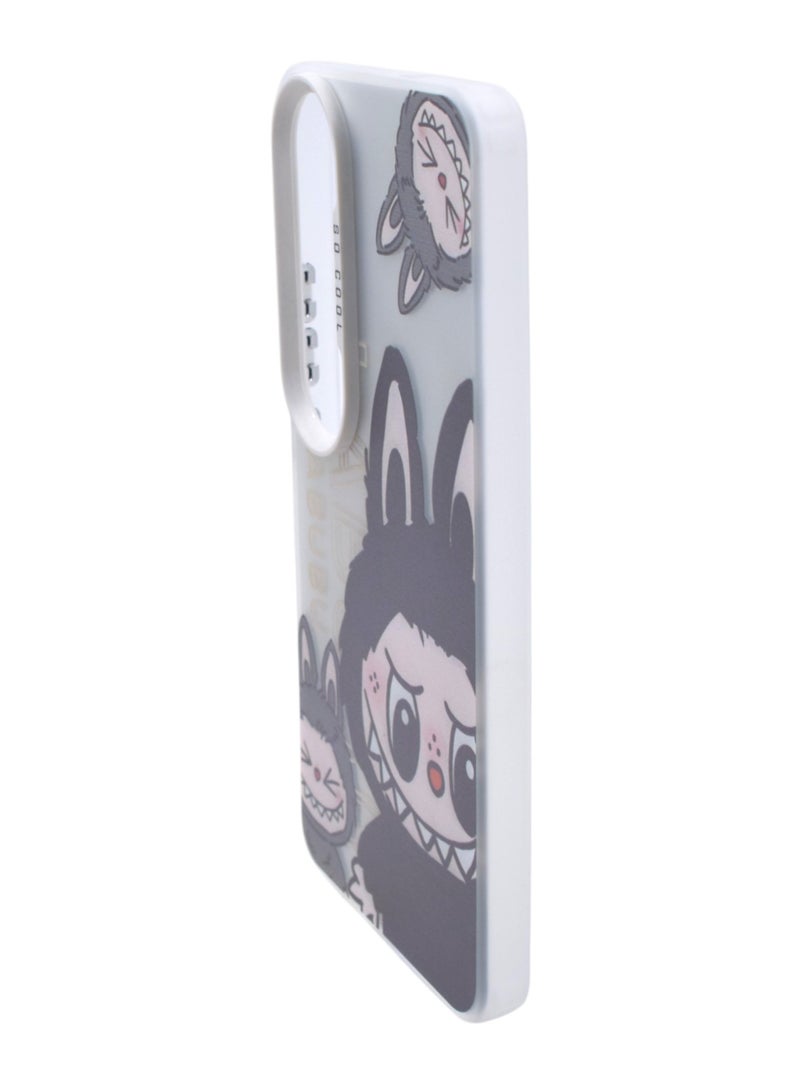 غطاء خلفي بلاستيك لهاتف فيفو V50 Lite - أبيض - Image 2