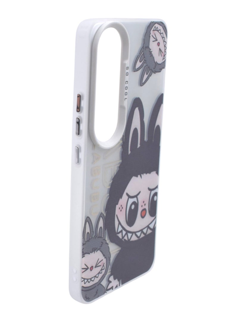 غطاء خلفي بلاستيك لهاتف فيفو V50 Lite - أبيض - Image 3
