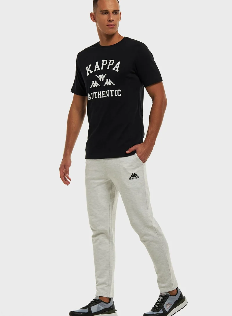 Kappa Logo Detail Track Pants with Pockets