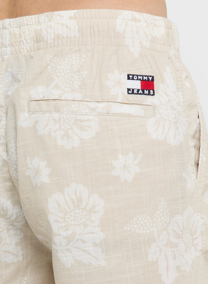 TOMMY JEANS Slub Beach Shorts  - Image 5