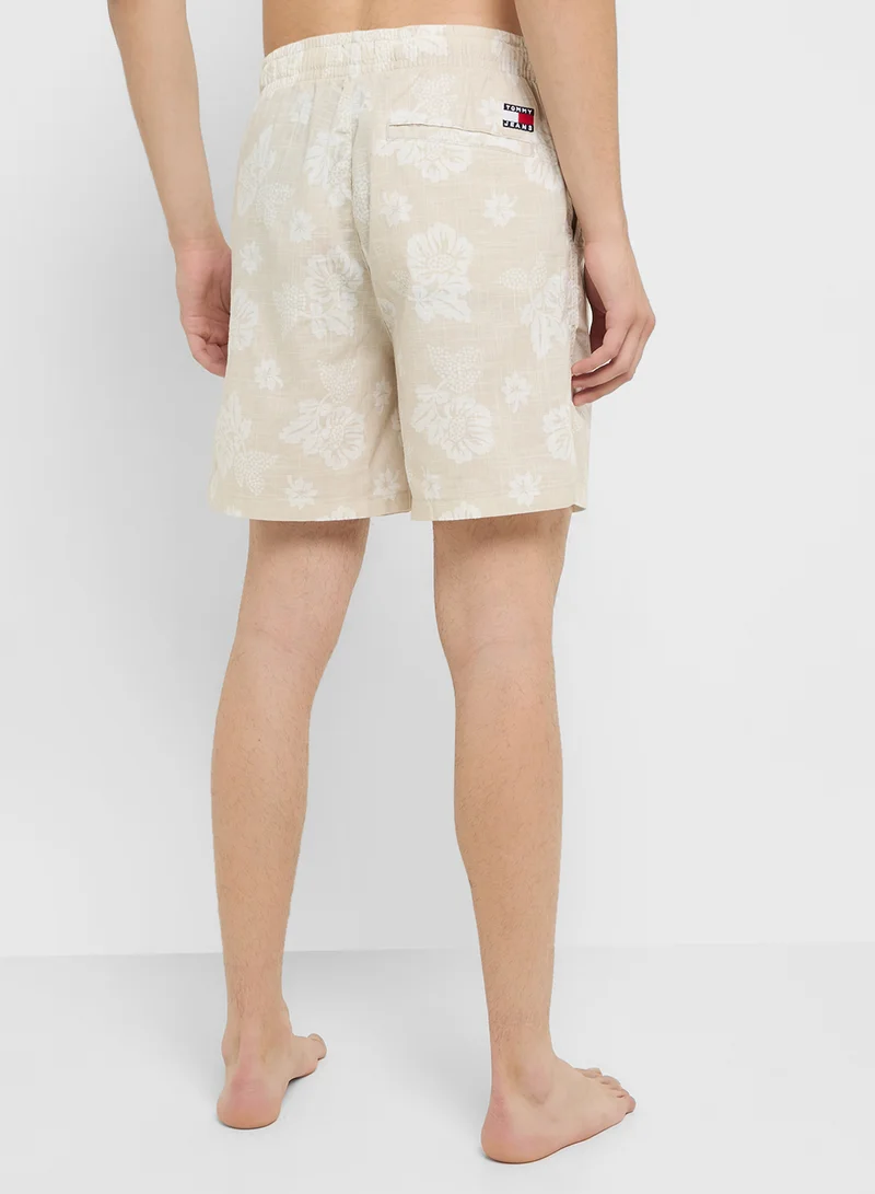 TOMMY JEANS Slub Beach Shorts