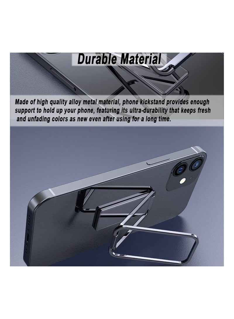 2-Pack Cell Phone Ring Stand Holder, 360° Adjustable Metal Finger Grip Kickstand, Compatible with Most Smartphones & Tablets, Ideal for Desk, Office, and Car Mount - Available in 2 Colors. - Image 5