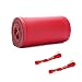 Augeny Genuine Leather Steering Wheel Cover Breathable AntiSlip Car Steering Wheel Protector Stitch on Wrap for Max Diameter 15 Inch DIY Sewing with Needle Thread Full Hole Red - Image 2