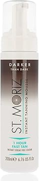 St. Moriz St Moriz Original 1 Hour Fast Tan Mousse Fast Drying Vegan Express Fake Tan 1 Hour for Light Glow 2 Hours for Medium Glow 3 Hours for Dark Glow 200ml - Image 2