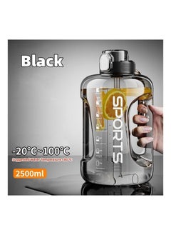 In Air Large Capacity 2.5L Sports Water Bottle Tritan Material for Men and Women with straw and brush  - Image 5