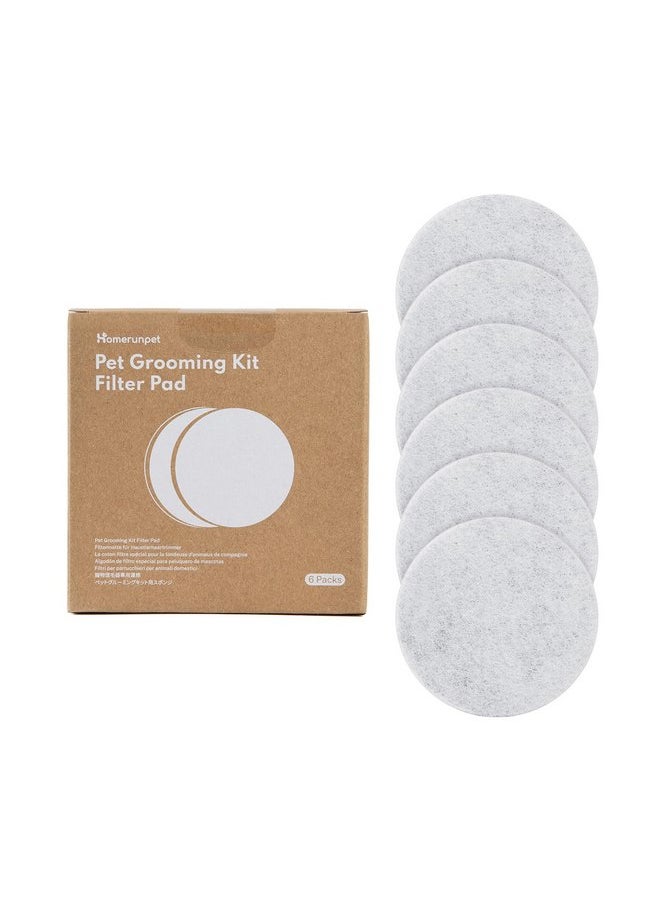 Homerunpet Homerunpet Filter Pad for Pet Grooming Kit, Filter Replacement for Fresh Air, 6 Packs  - Image 1