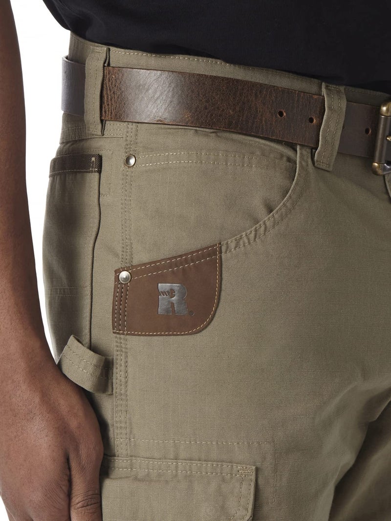 Wrangler Ranger Cargo Short, Bark, 32 Khaki - Image 2