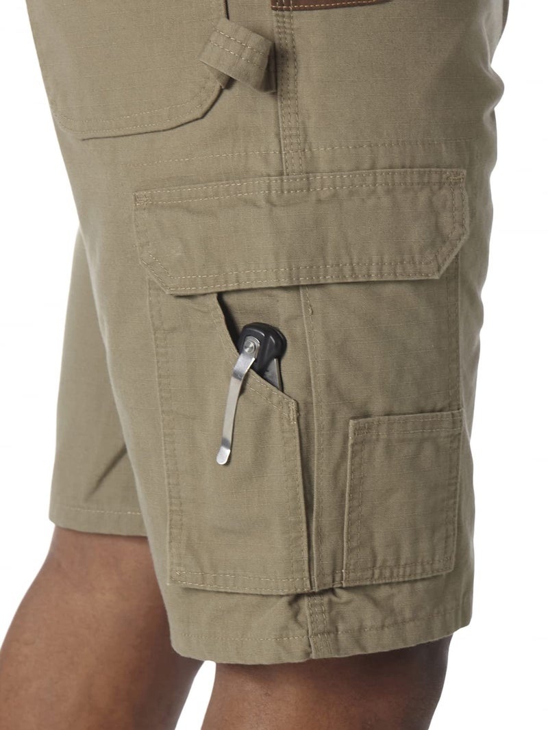 Wrangler Ranger Cargo Short, Bark, 32 Khaki - Image 4