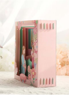 SYOSI 3D Greeting Card for Mother, Paper Carving 3D Greeting Cards, I love you Mom Paper Carved Box, Paper-Carved Greeting Card With Enveope for Mom for Special Occasions, Birthdays, Mother's Day 6x6 Inch  - Image 3