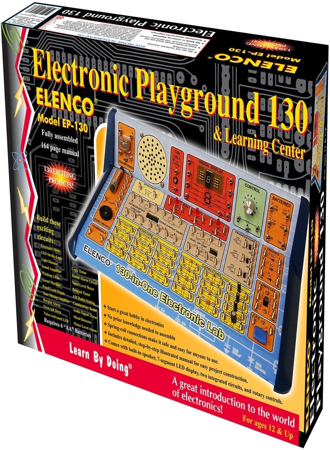 Elenco 130-in-1 Electronic Playground and Learning Center - Image 1