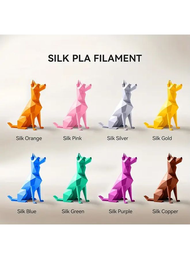 Silk Blue PLA Filament 1.75mm 250g Spool 0.25kg For 3D Printing - Image 5