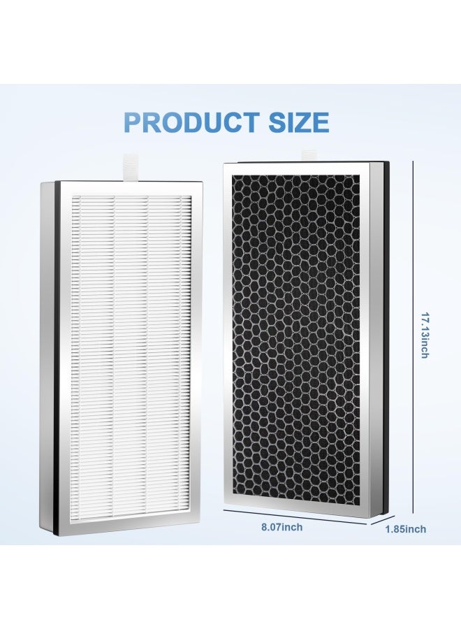 Replacement Filter 2 Pack Compatible With 40 Series Air Purifier 3 In 1 Filters Contains H13 Hepa And Activated Carbon  - Image 5
