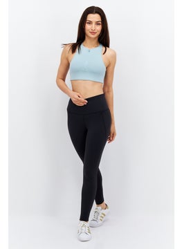 Reebok بنطال رياضي نسائي مناسب للتدريب، أسود  - Image 2