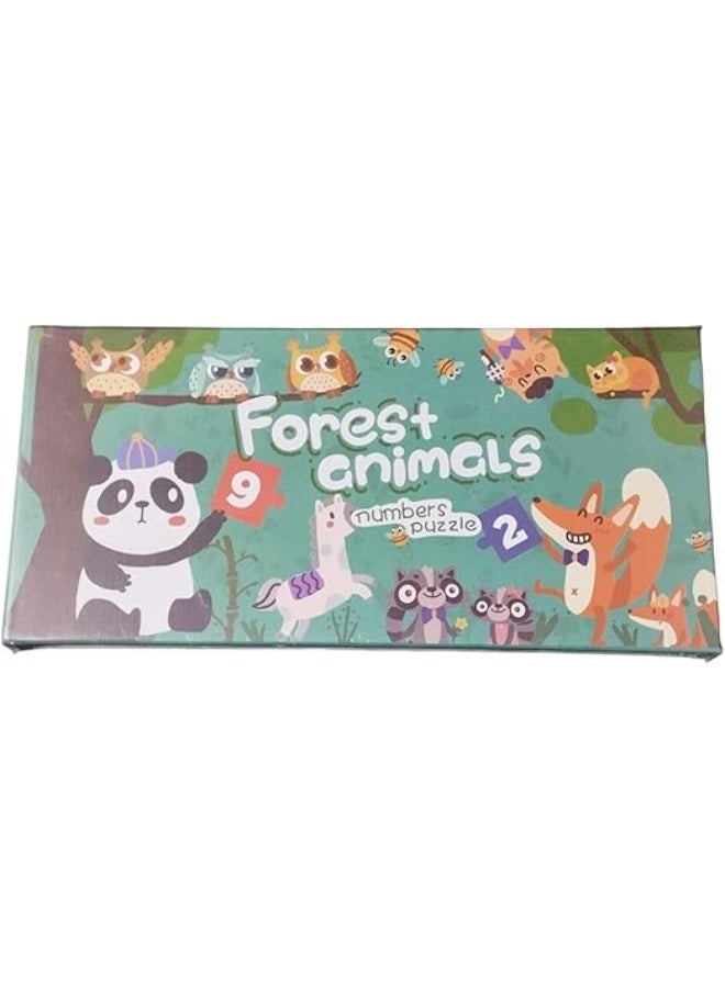 Animal numbers delivery puzzle