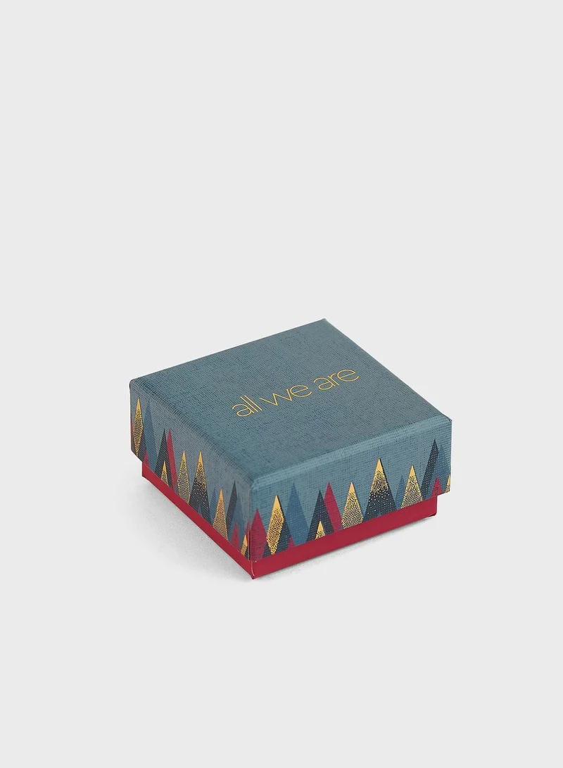 All we are Oceano Enamel Huggie Earring