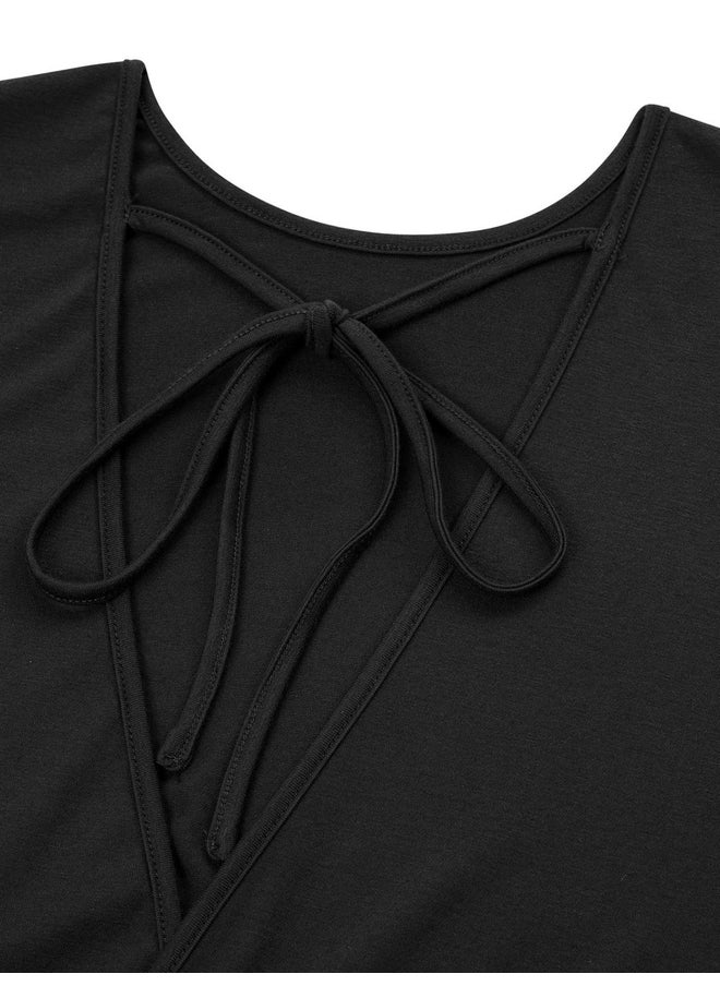 Take Two Take Two Solid Wide Leg Plain Jumpsuit  - Image 2
