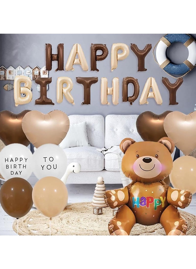 1 Year Old Cute Bear Party Balloon Garland Set with Happy Birthday Banner, Perfect for Baby Shower, Birthday Party Backdrop Decoration Suitable - pzsku/Z26F28DD9262FEE11D5FAZ/45/_/1732764135/5583ccab-db72-46e7-8f7c-9eb347560004