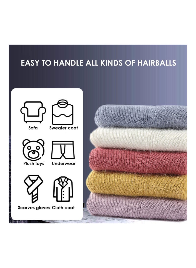 KASTWAVE ماكنة حلاقة النسيج مزيل الوبر الكهربائي، مزيل الوبر للجوارب، جهاز إزالة الكريات، مزيل الكريات القابل لإعادة الشحن عبر USB مع غطاء سلة مغناطيسية ب 6 شفرات - Image 5