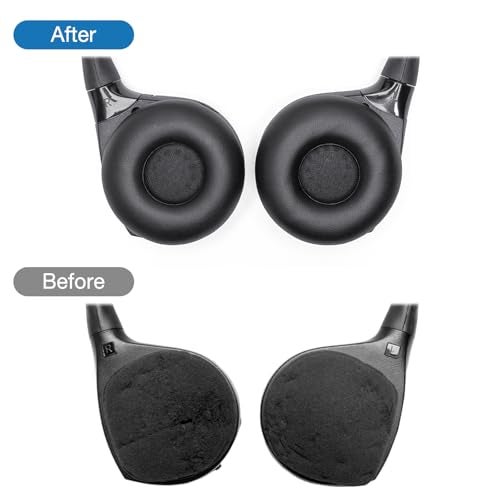Voarmaks Ear Pads Soft Protein Leather Compatible with GMC Yukon Denali,GM Yukon,2017-2022 Chevrolet/Chevy Suburban Tahoe,Ford Digital Audio Headphone Entertainment DVD Systems Headset Cushion EarPads - Image 5