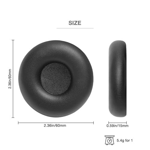 Voarmaks Ear Pads Soft Protein Leather Compatible with GMC Yukon Denali,GM Yukon,2017-2022 Chevrolet/Chevy Suburban Tahoe,Ford Digital Audio Headphone Entertainment DVD Systems Headset Cushion EarPads - Image 3