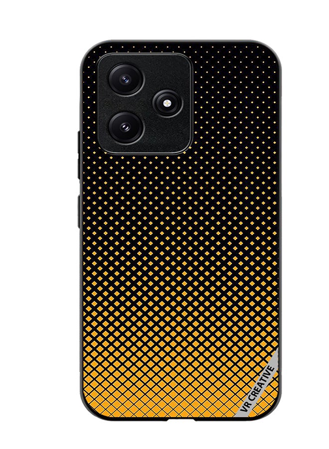 VR CREATIVE Protective Case Cover For Xiaomi Poco M6 Pro 5G Halftone Circle Background Design Multicolour - Image 1