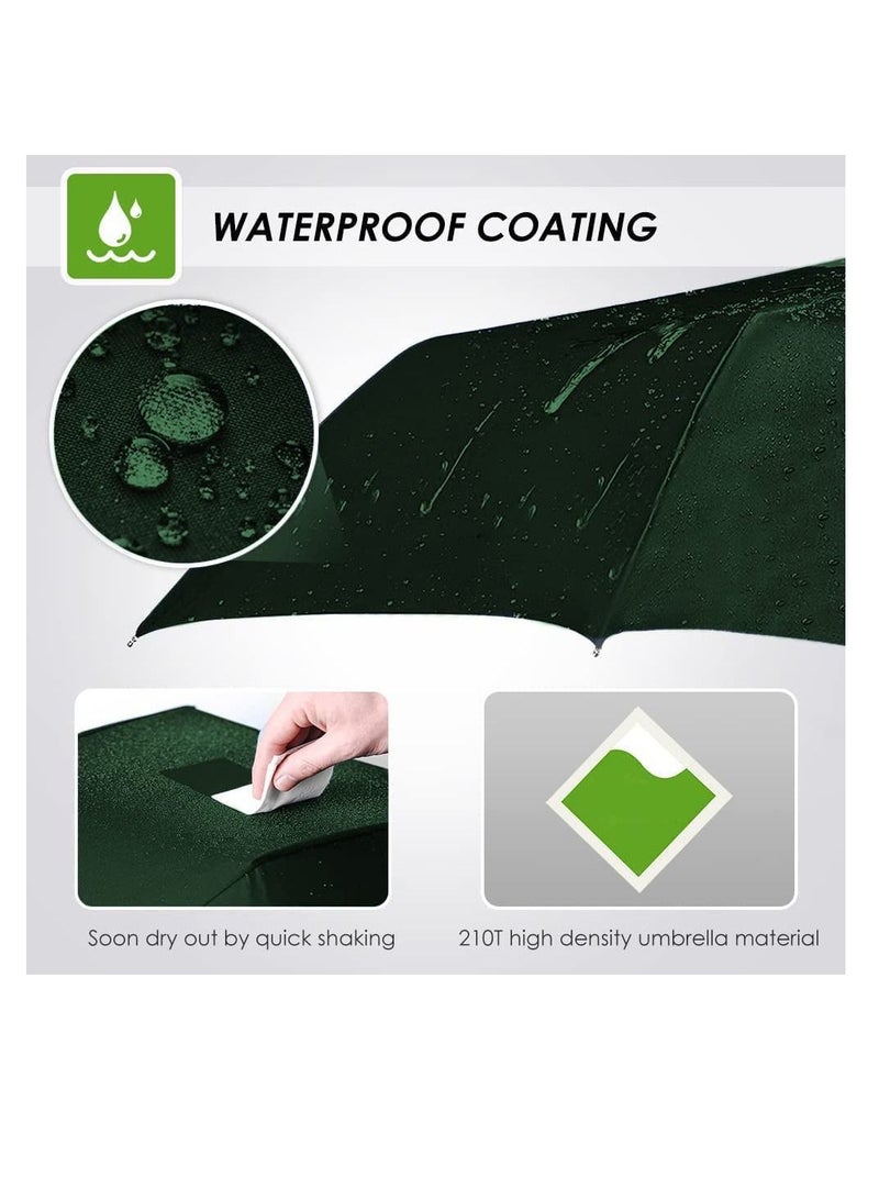 Excefore مظلة - مظلة للرجال، مظلات مطر كبيرة الحجم للرجال، مظلة مقاومة للرياح كبيرة للرجال والنساء والأطفال والفتيات والأولاد، مع فتح وإغلاق تلقائي - Image 4