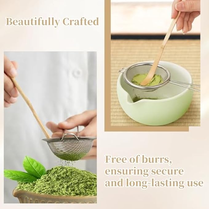 nalaina 2 Pcs Brown Bamboo Matcha Scoop Japanese Chashaku Spoon For Traditional Tea Ceremony For Tea Ceremony 18Cm Tea Scoops Coffee Tea And Espresso - Image 5