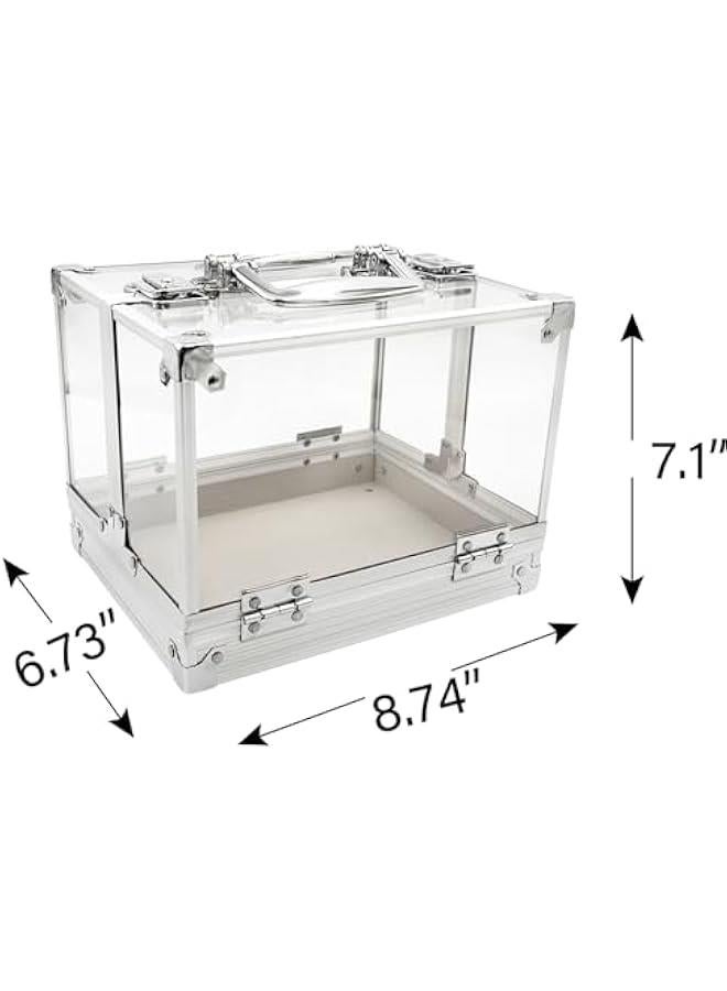 عربست سيتووغايمز حافظة رقائق بوكر اكريليك - 600 قطعة من حامل رقائق الكازينو مع 6 صواني - Image 3