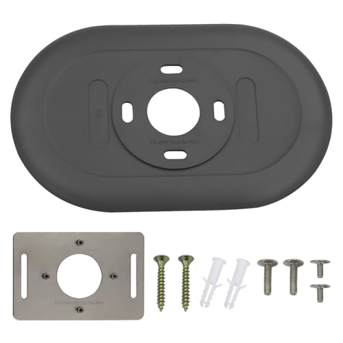 FBULWSEC Nest Thermostat Trim kit,Nest Thermostat Wall Plate for Google Nest Thermostat-Programmable WiFi Thermostat Accessory (Charcoal) - Image 1
