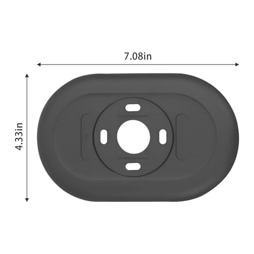 FBULWSEC Nest Thermostat Trim kit,Nest Thermostat Wall Plate for Google Nest Thermostat-Programmable WiFi Thermostat Accessory (Charcoal) - Image 4