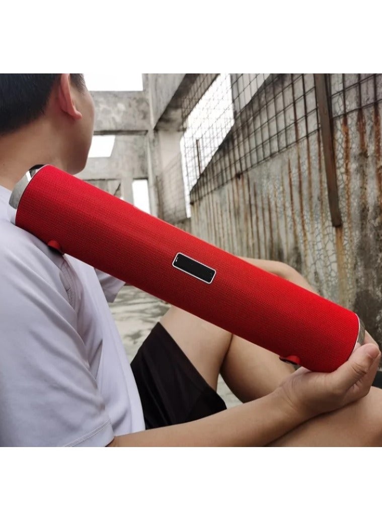 Sub speaker Bluetooth Sound Bar TV Speaker with Battery Charger and Wireless Subwoofer Support Bluetooth Connection USB Micro SD Card - Gaming Speaker Subwoofer Stereo Surround 3.5mm AUX Jack Powerful Bass for PC - Portable Easy to Carry Speakers for PC Travel TV Family Events - Wireless HiFi Long Range Desktop Speaker - Large Subwoofer Bluetooth Speaker - Image 2