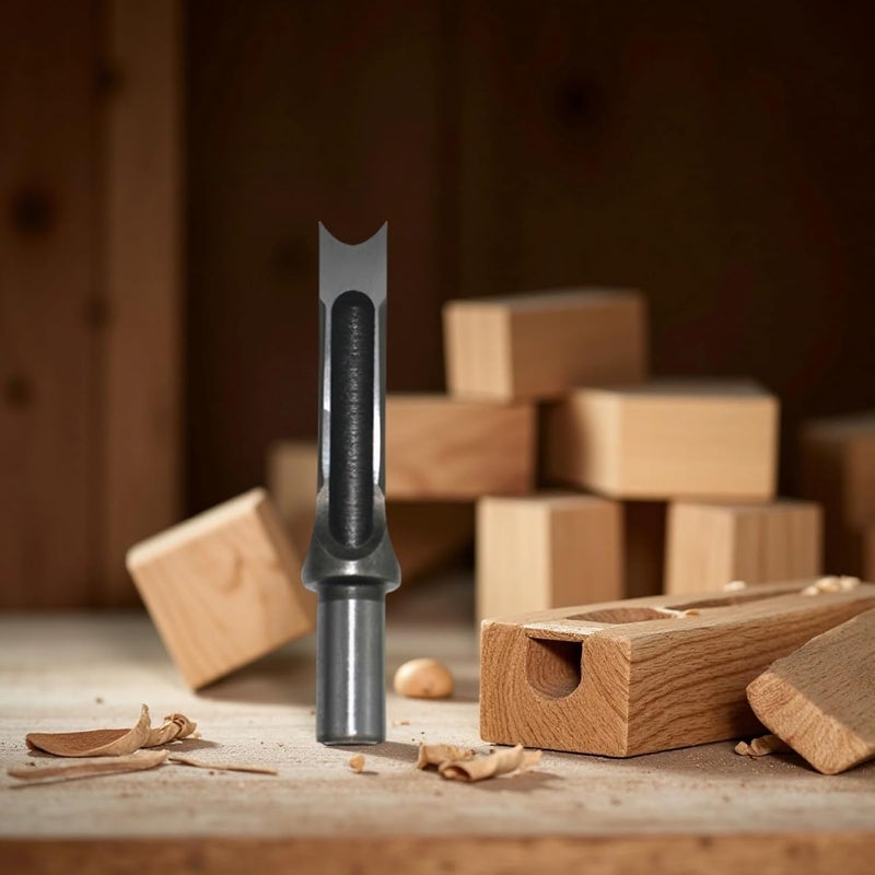 19Mm Mortise Chisel Bit Set for Woodworking, 8.3 in Drill Bit & 5.4 in Chisel, Alloy Steel Square Hole Drill, Quick Mortising - Image 4