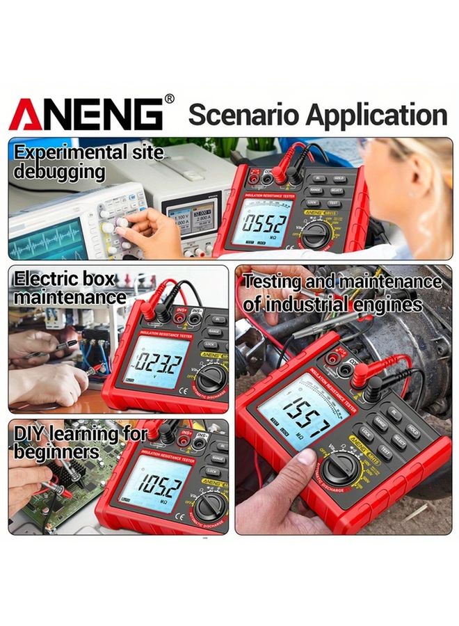 ANENG MH15 مقياس متعدد رقمي 6000 عدّاد لاختبار الجهد والمقاومة والسعة - Image 5