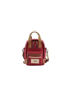 NATIONAL GEOGRAPHIC National Geographic LEGEND Mini Utility Bag Red For Men and Women, Durable Water Resistant Multi Function Casual Maroon Shoulder Bag/Lunch Box Bag With Top Handle/Removable Strap  - Image 1