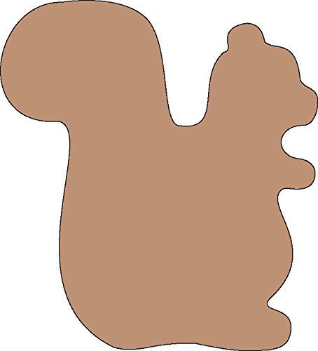 SHAPES ETC. 50 Sheets Squirrel Sticky Notepad 3in Brown Cute Self Stick Classroom Note School Lunch Notes Spring Summer Animals Bulletin Board Décor Gifts Tags Decorations Memos Reminders USA Made - Image 1