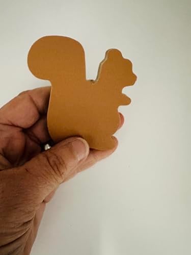 SHAPES ETC. 50 Sheets Squirrel Sticky Notepad 3in Brown Cute Self Stick Classroom Note School Lunch Notes Spring Summer Animals Bulletin Board Décor Gifts Tags Decorations Memos Reminders USA Made - Image 3