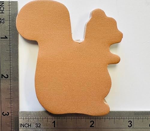 SHAPES ETC. 50 Sheets Squirrel Sticky Notepad 3in Brown Cute Self Stick Classroom Note School Lunch Notes Spring Summer Animals Bulletin Board Décor Gifts Tags Decorations Memos Reminders USA Made - Image 2
