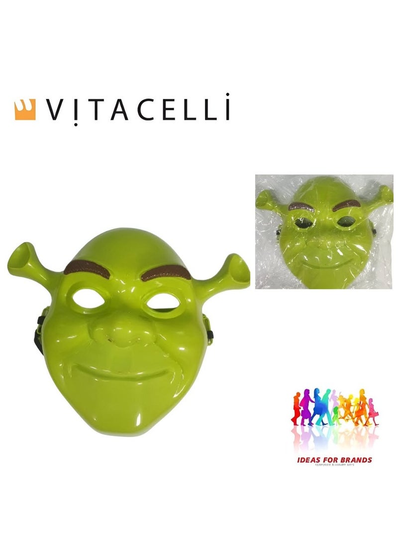 Vitacelli Green Mask Natural Latex Film Sherk Masks Full Face Breathable Fashion Party Dress for Funny Picture Props  - Image 2