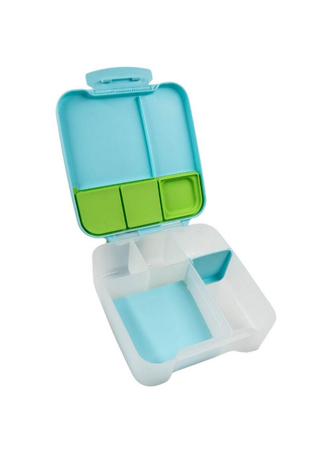 TINY WHEEL 5-Compartment Meal Magic Baby Lunch Box Teal and Green 6.5 x 0.35 x 20.5 cm 8070 - Image 3