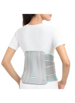 Tynor TYNOR Contoured Lumbar Sacral Support, Grey, Large, 1 Unit  - Image 1