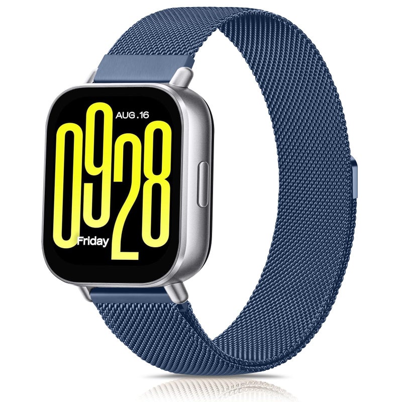 Stainless Steel Strap Compatible with Xiaomi Redmi Watch 5 Active/5 Lite, 22mm Replacement Wristband for Men Women - Image 2