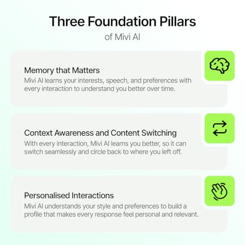 Mivi AI Buds [Breakthrough Launch], Hi-Res Audio, LDAC, Quad Mic ANC, 3D Soundstage, Conversational AI, 40 Hours of Playtime, Spatial Audio, BT v5.4, Android Only Made in India - Image 5