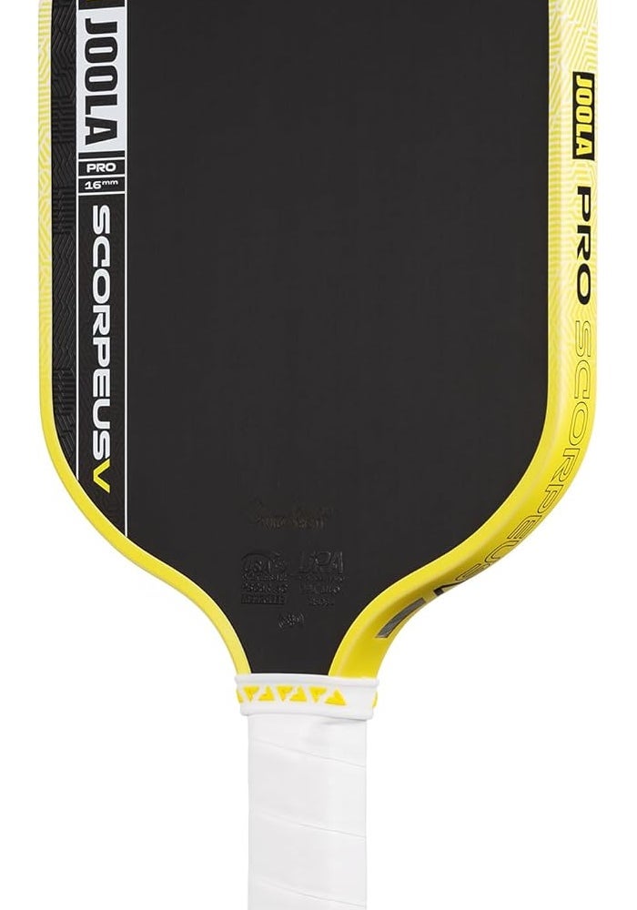 JOOLA Scorpeus Pro V Pickleball Paddle - 16mm Raw Carbon Fiber with Enhanced Frame & Propulsion Core - Image 1