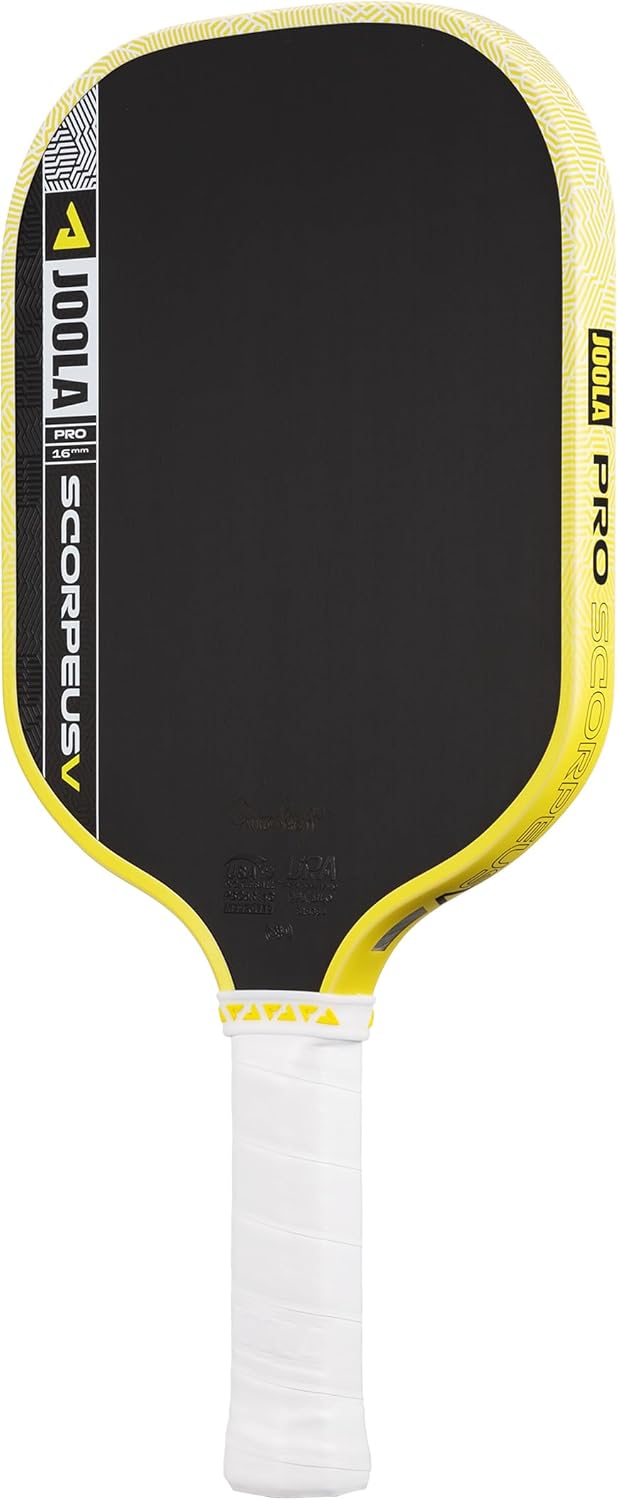 JOOLA Scorpeus Pro V Pickleball Paddle - 16mm Raw Carbon Fiber with Enhanced Frame & Propulsion Core - Image 1